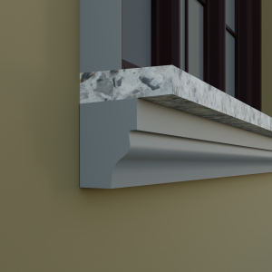 50 Meter Fensterbank 100x65mm G-2